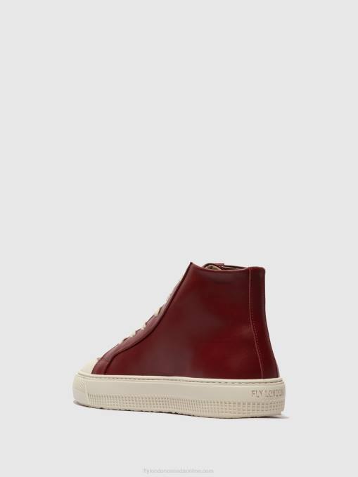 Hi-Top Trainers TOPY586 Fly London Women BORDEAUX 0JLR727