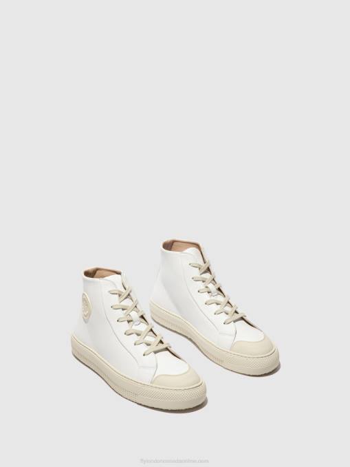 Hi-Top Trainers TOPY586 Fly London Women WHITE 0JLR729