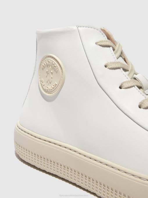 Hi-Top Trainers TOPY586 Fly London Women WHITE 0JLR729