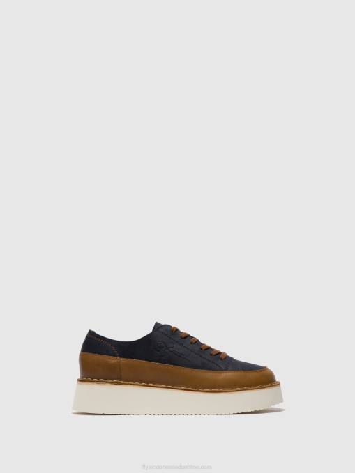 Lace-up Trainers CUDA099 Fly London Women CAMEL/NAVY 0JLR725