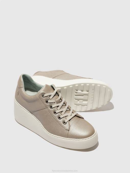 Lace-up Trainers DELF580 Fly London Women SILVER 0JLR720