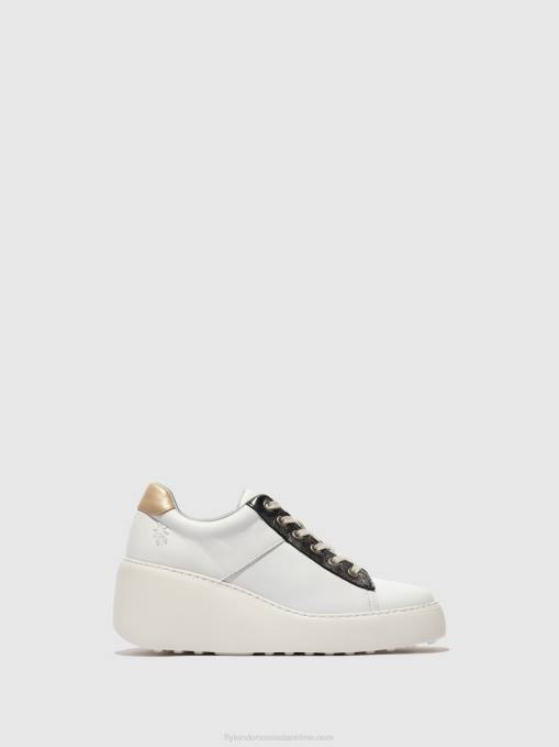 Lace-up Trainers DELF580 Fly London Women WHITE/GRAPHITE/MYNT 0JLR718