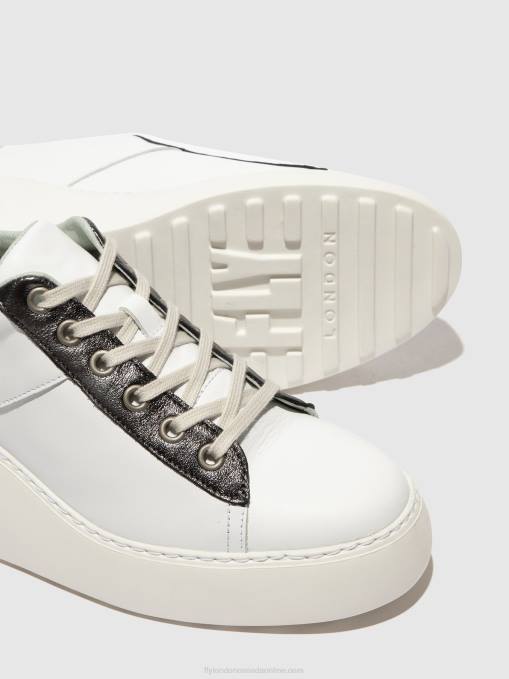 Lace-up Trainers DELF580 Fly London Women WHITE/GRAPHITE/MYNT 0JLR718