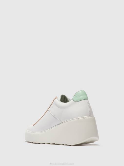 Lace-up Trainers DELF580 Fly London Women WHITE/NUDE/MINT 0JLR713