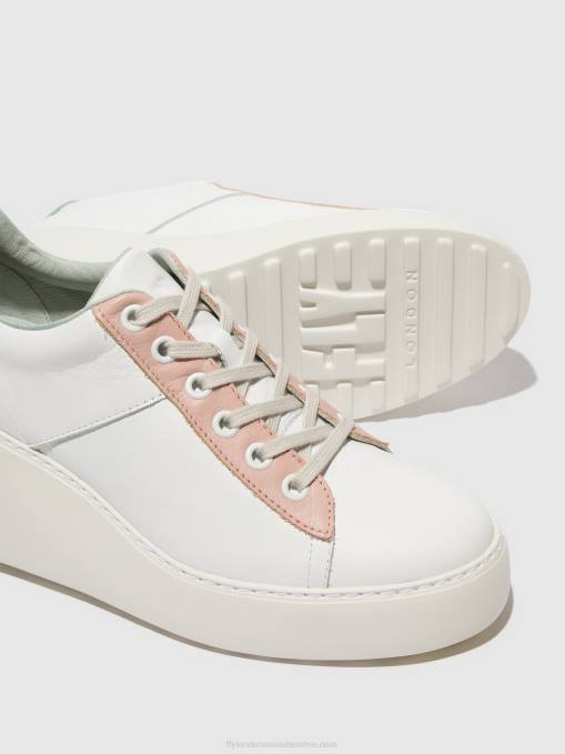 Lace-up Trainers DELF580 Fly London Women WHITE/NUDE/MINT 0JLR713