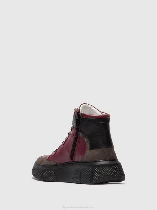 Lace-up Trainers EPPE531 Fly London Women GREY/WINE/BLACK 0JLR734