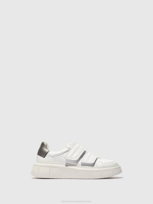 Velcro Trainers EDDA513 Fly London Women WHITE 0JLR756