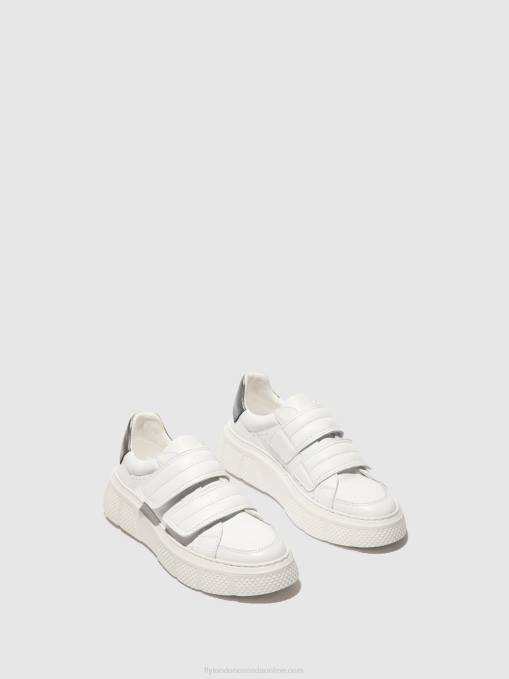Velcro Trainers EDDA513 Fly London Women WHITE 0JLR756