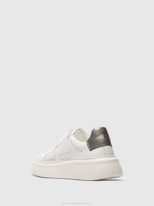 Velcro Trainers EDDA513 Fly London Women WHITE 0JLR756